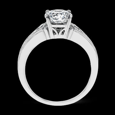 ZR1784 Engagement Ring in 14k Gold with Diamonds