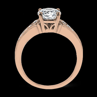 ZR1784 Engagement Ring in 14k Gold with Diamonds