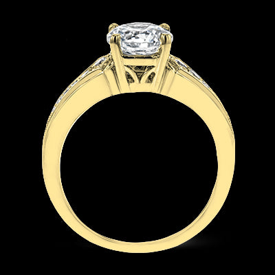 ZR1784 Engagement Ring in 14k Gold with Diamonds