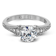 ZR1784 Engagement Ring in 14k Gold with Diamonds