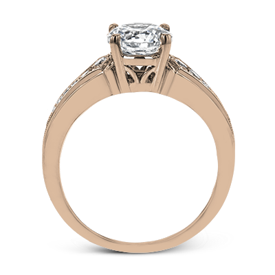 ZR1784 Engagement Ring in 14k Gold with Diamonds