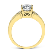 ZR1784 Engagement Ring in 14k Gold with Diamonds