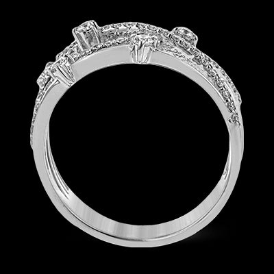 ZR1806 Right Hand Ring in 14k Gold with Diamonds