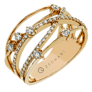ZR1806-R Right Hand Ring in 14k Gold with Diamonds