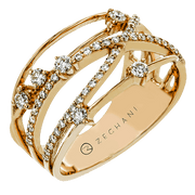 ZR1806-R Right Hand Ring in 14k Gold with Diamonds