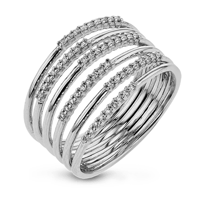 ZR1807 Right Hand Ring in 14k Gold with Diamonds