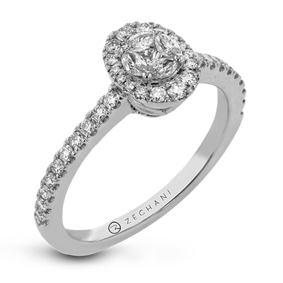 ZR1839 Right Hand Ring in 14k Gold with Diamonds