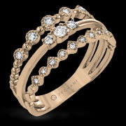 ZR1865 Right Hand Ring in 14k Gold with Diamonds