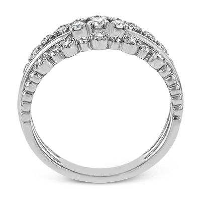 ZR1865 Right Hand Ring in 14k Gold with Diamonds