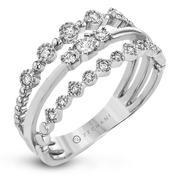 ZR1865 Right Hand Ring in 14k Gold with Diamonds