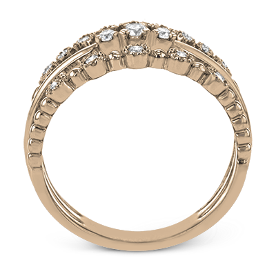 ZR1865 Right Hand Ring in 14k Gold with Diamonds