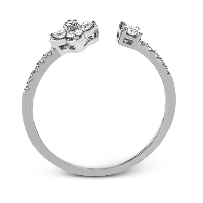 ZR1866 Right Hand Ring in 14k Gold with Diamonds