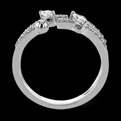 ZR488 Anniversary Ring in 14k Gold with Diamonds