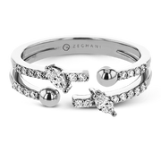 ZR1889 Right Hand Ring in 14k Gold with Diamonds