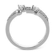 ZR1889 Right Hand Ring in 14k Gold with Diamonds