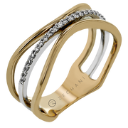 ZR1890 Right Hand Ring in 14k Gold with Diamonds