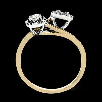 ZR1892 Right Hand Ring in 14k Gold with Diamonds