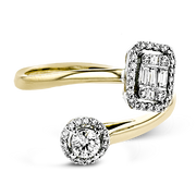 ZR1892 Right Hand Ring in 14k Gold with Diamonds