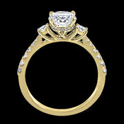 ZR1902 Engagement Ring in 14k Gold with Diamonds