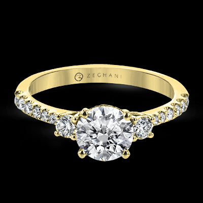 ZR19 Anniversary Ring in 14k Gold with Diamonds