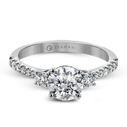 ZR1902 Engagement Ring in 14k Gold with Diamonds