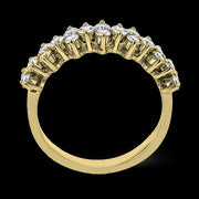 ZR2000 Right Hand Ring in 14k Gold with Diamonds