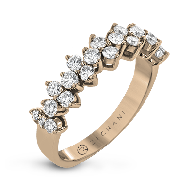 ZR2000 Right Hand Ring in 14k Gold with Diamonds