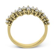 ZR2000 Right Hand Ring in 14k Gold with Diamonds