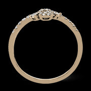 ZR2007 Right Hand Ring in 14k Gold with Diamonds