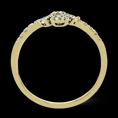 ZR2007 Right Hand Ring in 14k Gold with Diamonds