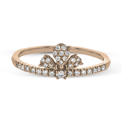 ZR2007 Right Hand Ring in 14k Gold with Diamonds