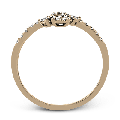 ZR2007 Right Hand Ring in 14k Gold with Diamonds