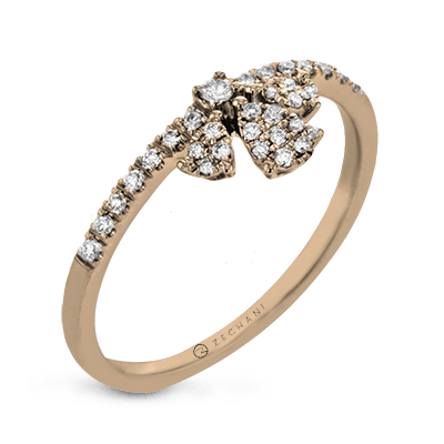 ZR2007 Right Hand Ring in 14k Gold with Diamonds
