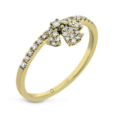 ZR2007 Right Hand Ring in 14k Gold with Diamonds