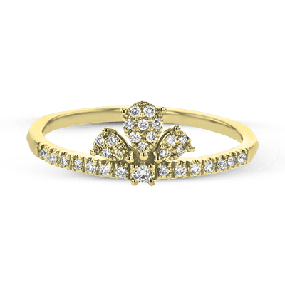 ZR2007 Right Hand Ring in 14k Gold with Diamonds