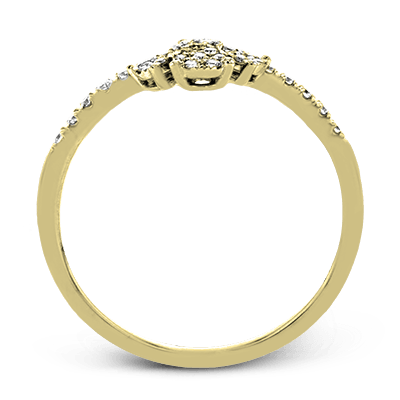 ZR2007 Right Hand Ring in 14k Gold with Diamonds