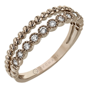 ZR2008-R Right Hand Ring in 14k Gold with Diamonds