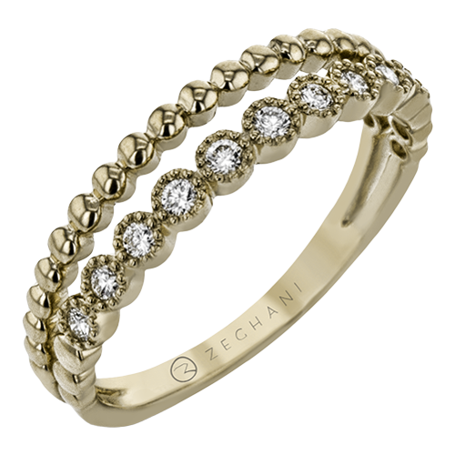 ZR2008-Y Right Hand Ring in 14k Gold with Diamonds