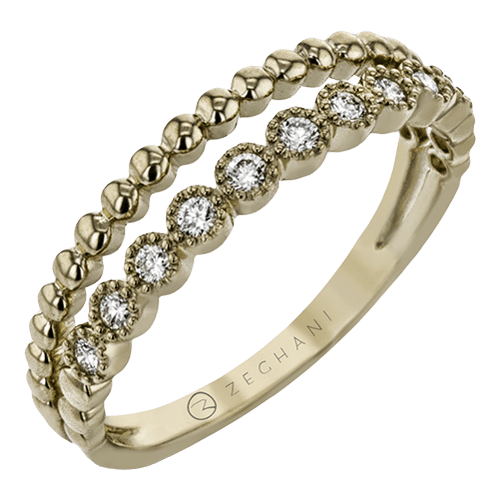ZR2008-Y Right Hand Ring in 14k Gold with Diamonds