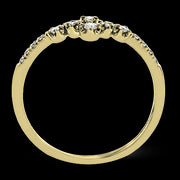 ZR2010 Right Hand Ring in 14k Gold with Diamonds