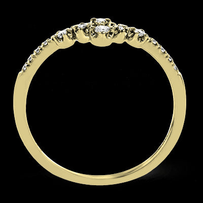 ZR2010 Right Hand Ring in 14k Gold with Diamonds