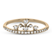 ZR2010 Right Hand Ring in 14k Gold with Diamonds