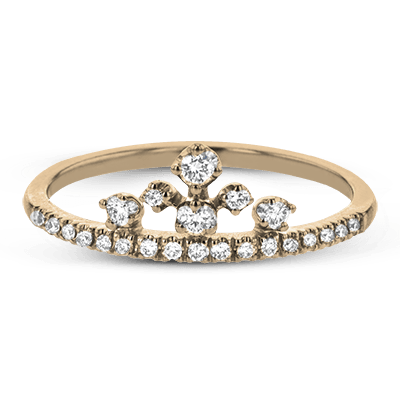 ZR2010 Right Hand Ring in 14k Gold with Diamonds