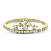 ZR2010 Right Hand Ring in 14k Gold with Diamonds