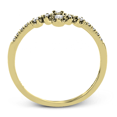 ZR2010 Right Hand Ring in 14k Gold with Diamonds