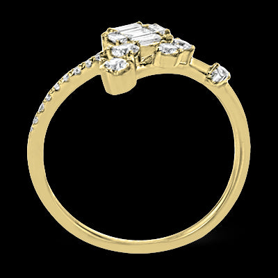 ZR2014 Right Hand Ring in 14k Gold with Diamonds