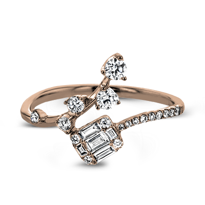 ZR2014 Right Hand Ring in 14k Gold with Diamonds