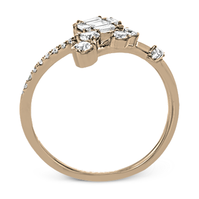 ZR2014 Right Hand Ring in 14k Gold with Diamonds