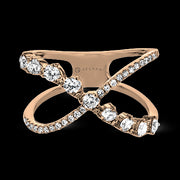 ZR2020 Right Hand Ring in 14k Gold with Diamonds