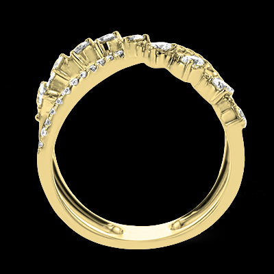 ZR2020 Right Hand Ring in 14k Gold with Diamonds